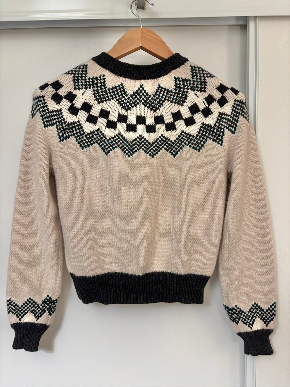 Marine Layer Cardigan Ava Fair Isle Size XS Cabincore Camping Wool Alpaca Soft - Picture 4 of 11